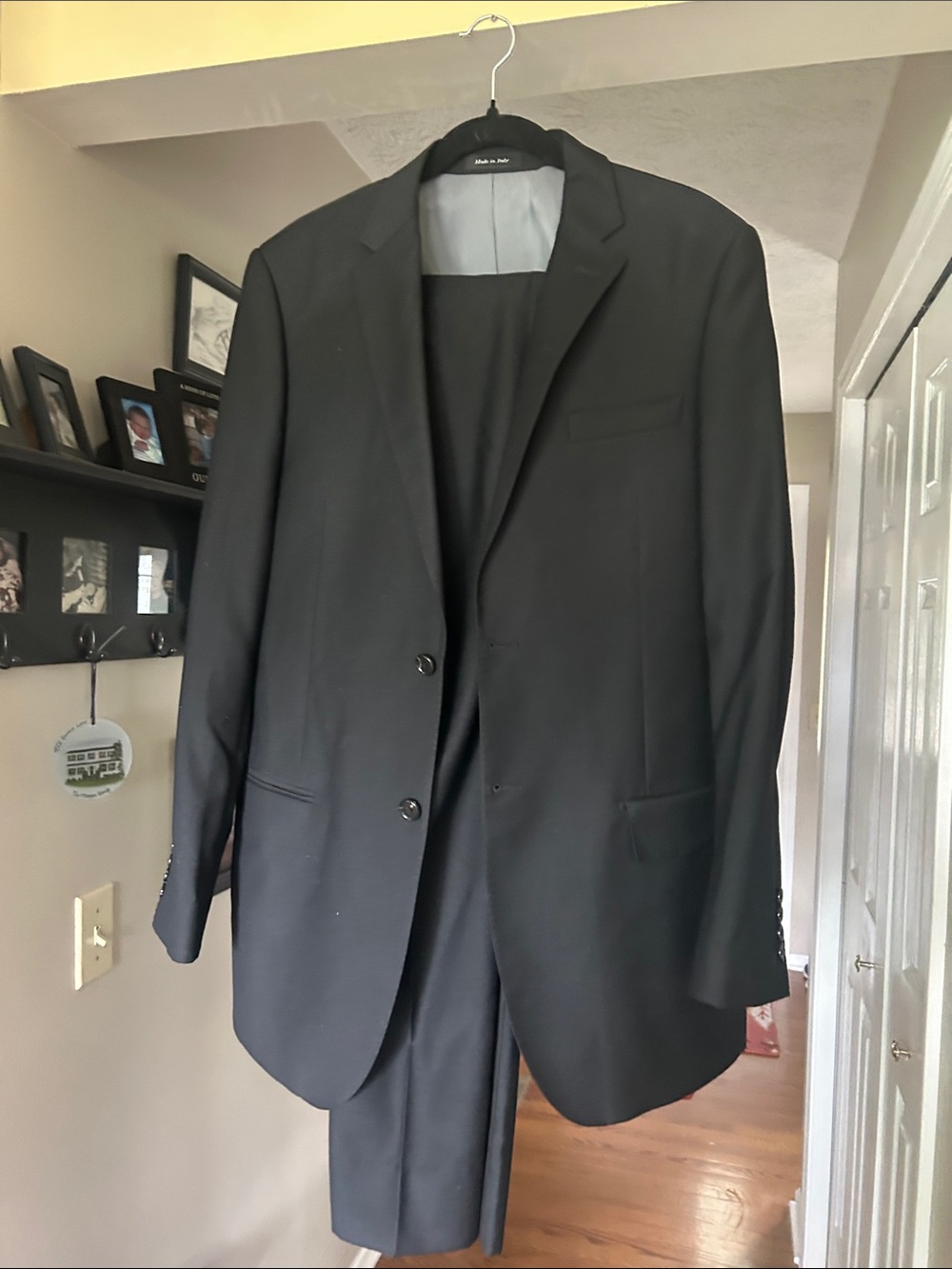 Classic Black Men’s Suit Jacket and matching pants